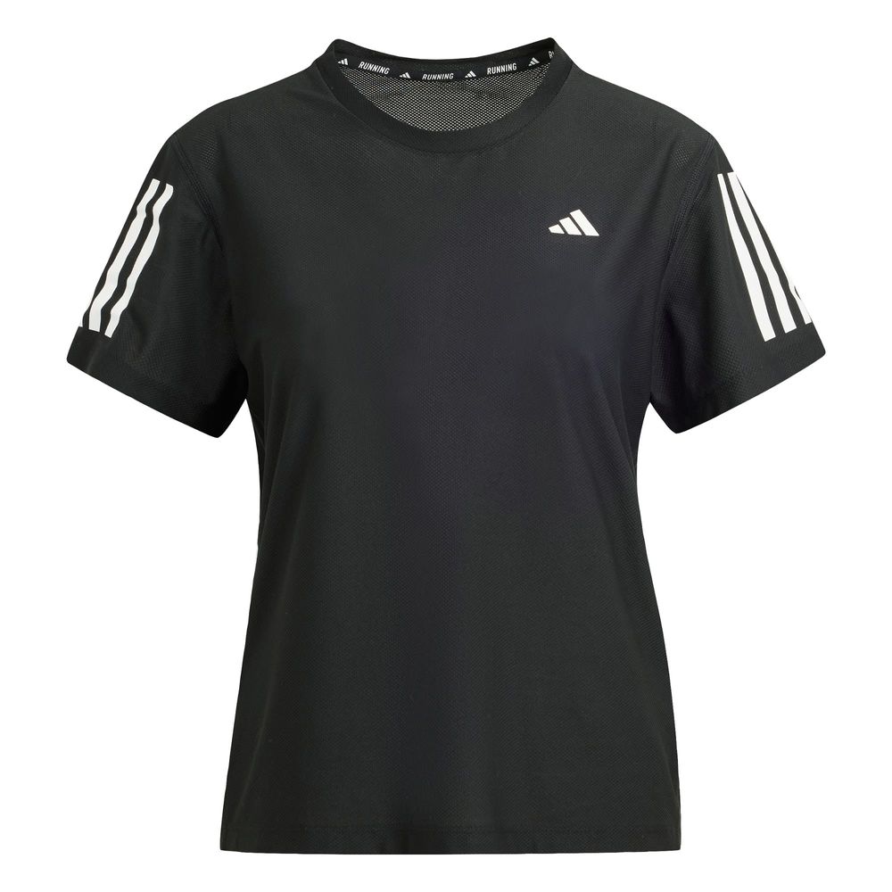 Foto 1 | Playera Adidas Own The Run Negro Mujer