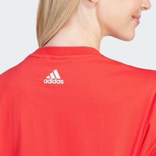 Foto 7 | Playera Adidas X Farm Rio Roja para Mujer