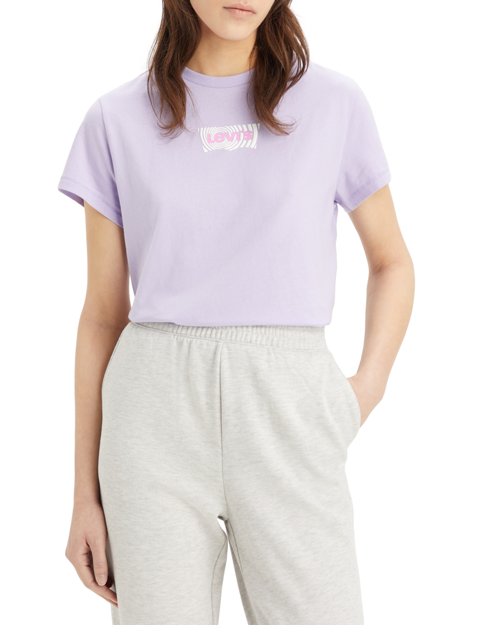 Playera Clásica Levi's Lila para Mujer