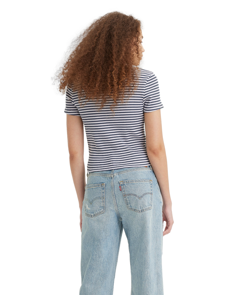 Foto 4 pulgar | Playera Britt Snap Front Top Levi's Multicolor para Mujer