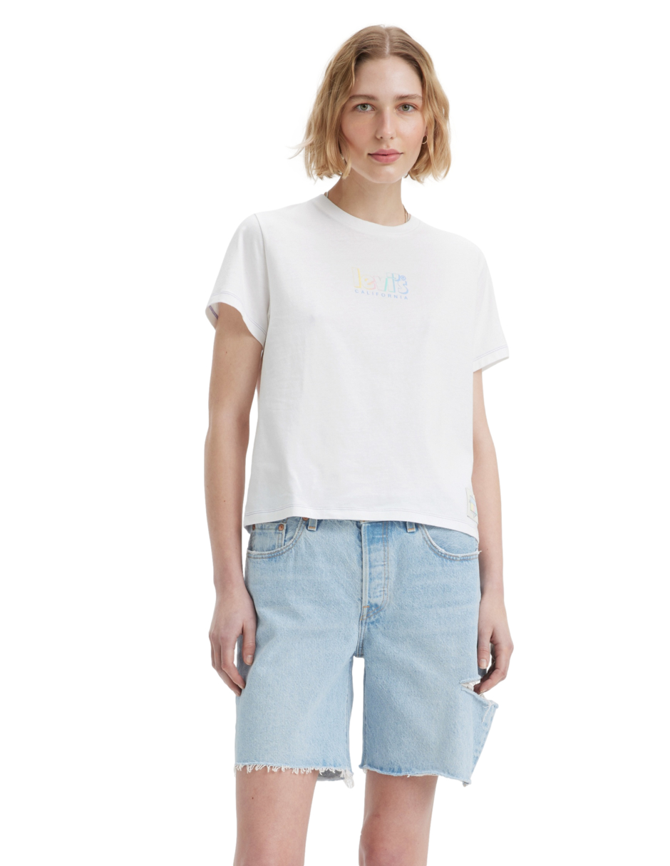 Playera Clásica Levi's Blanca para Mujer
