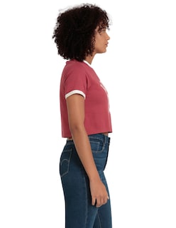 Foto 2 | Playera Homeroom Levi's Roja para Mujer