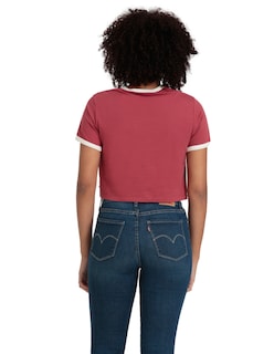 Foto 3 | Playera Homeroom Levi's Roja para Mujer