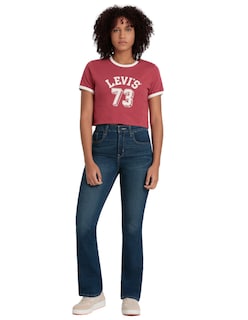Foto 4 | Playera Homeroom Levi's Roja para Mujer