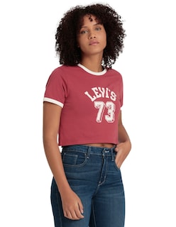 Foto 5 | Playera Homeroom Levi's Roja para Mujer