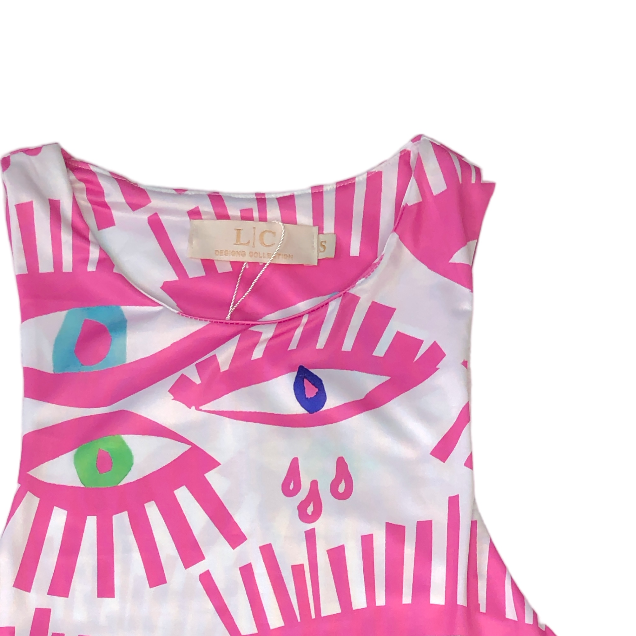 Foto 4 pulgar | Body Color Rosa Estampado Rosa Lc