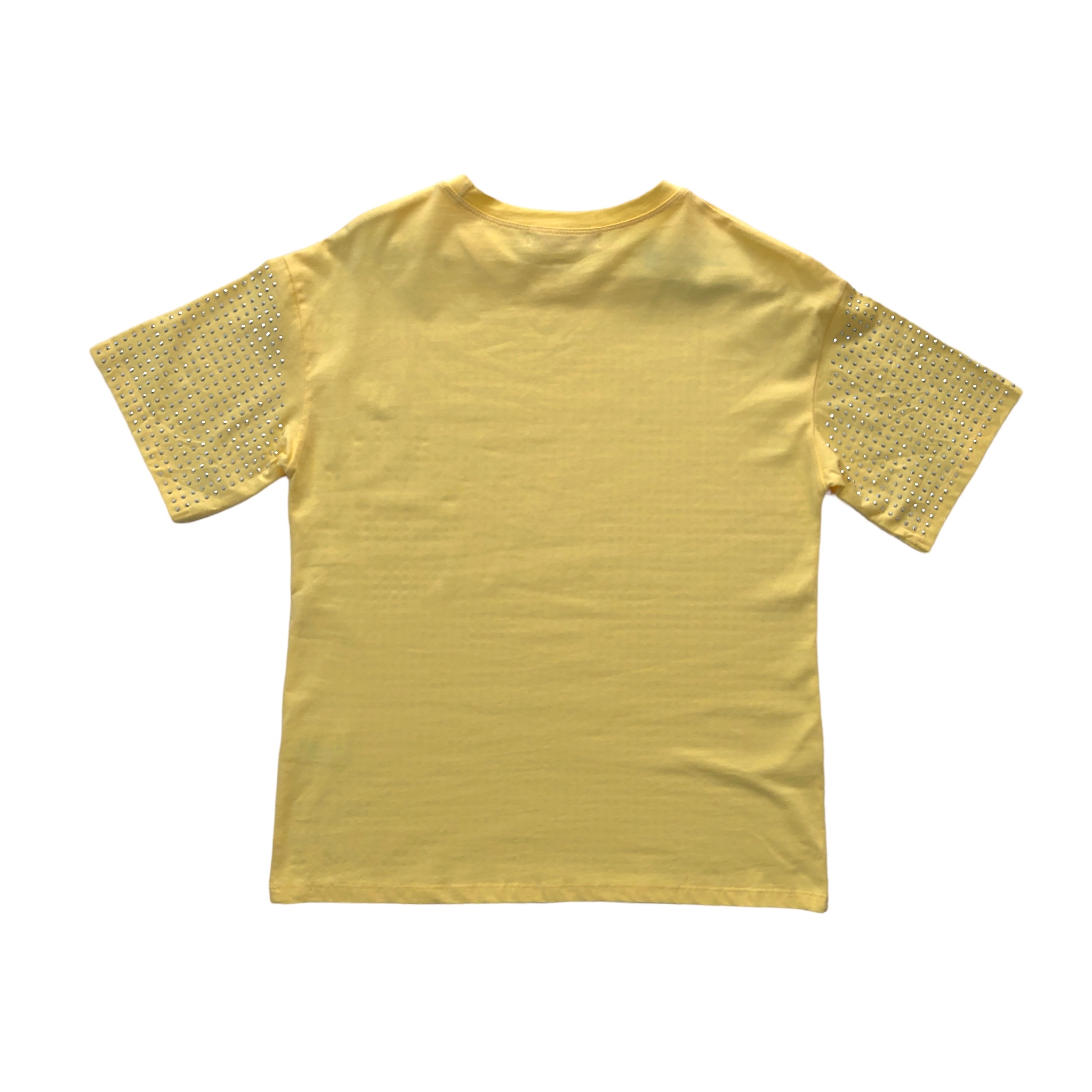 Foto 5 | Playera con Pedrería Amarillo Lc