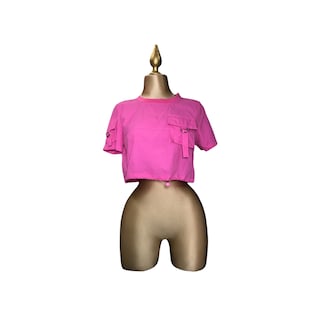 Foto 3 | Playera Tank Top LC Design Collection Rosa para Mujer