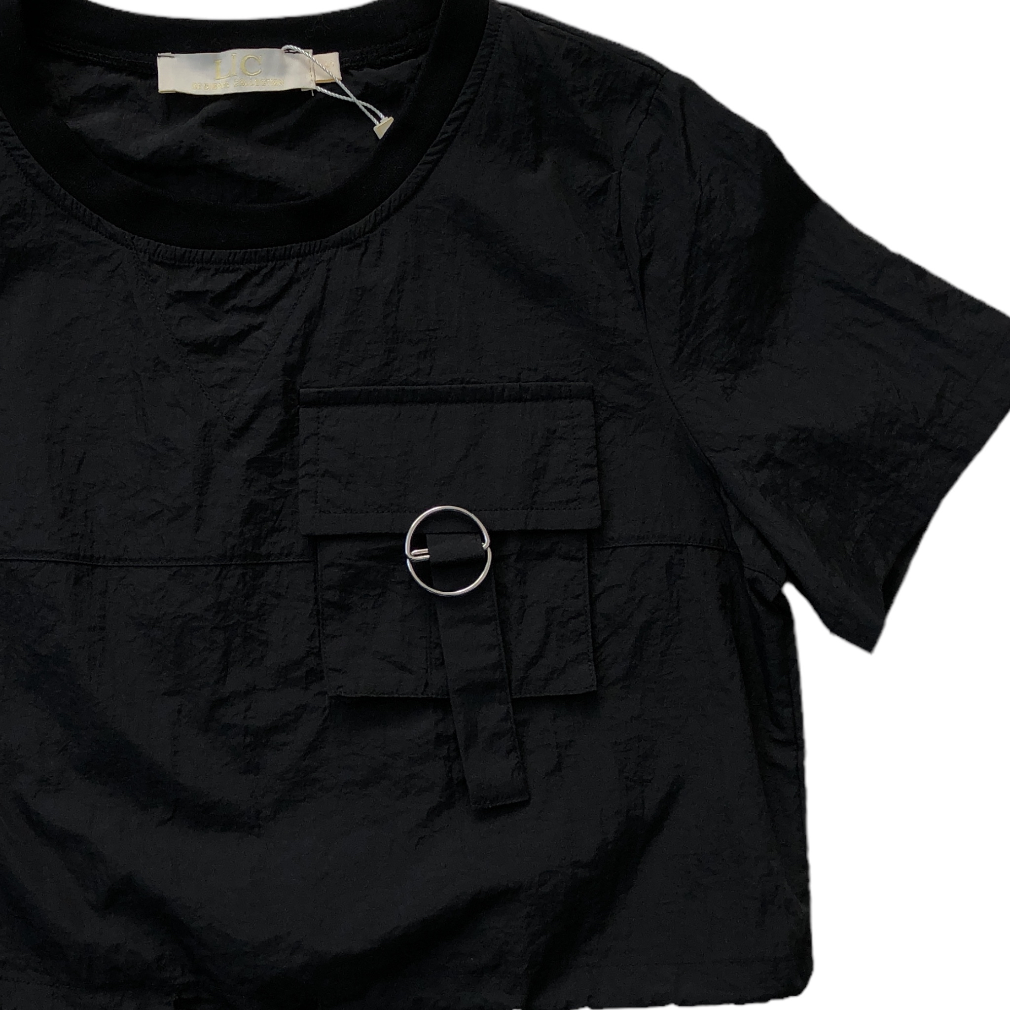 Foto 6 pulgar | Playera Lc Designs Collection Negra para Mujer