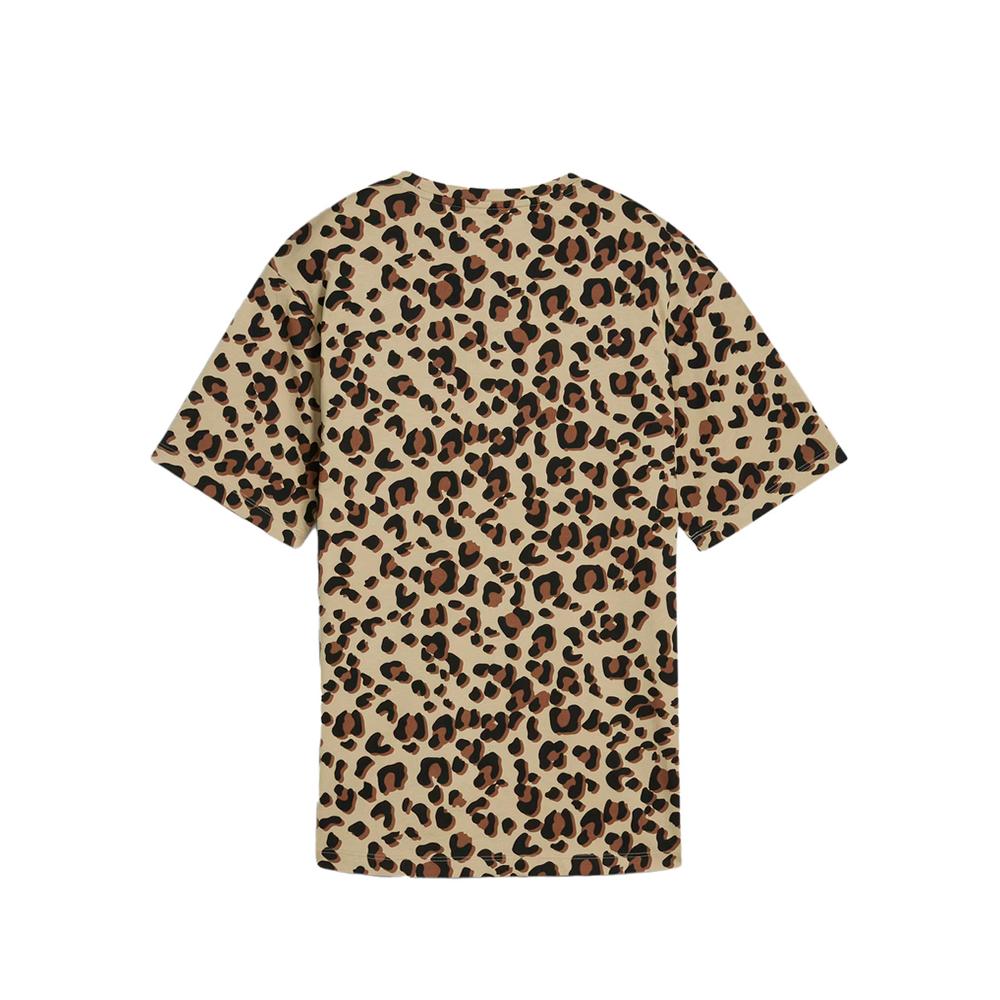 Foto 3 pulgar | Playera Puma Essentials Animal Print Café para Mujer