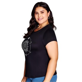 Foto 5 | Playera Ilusión 45626 Negro