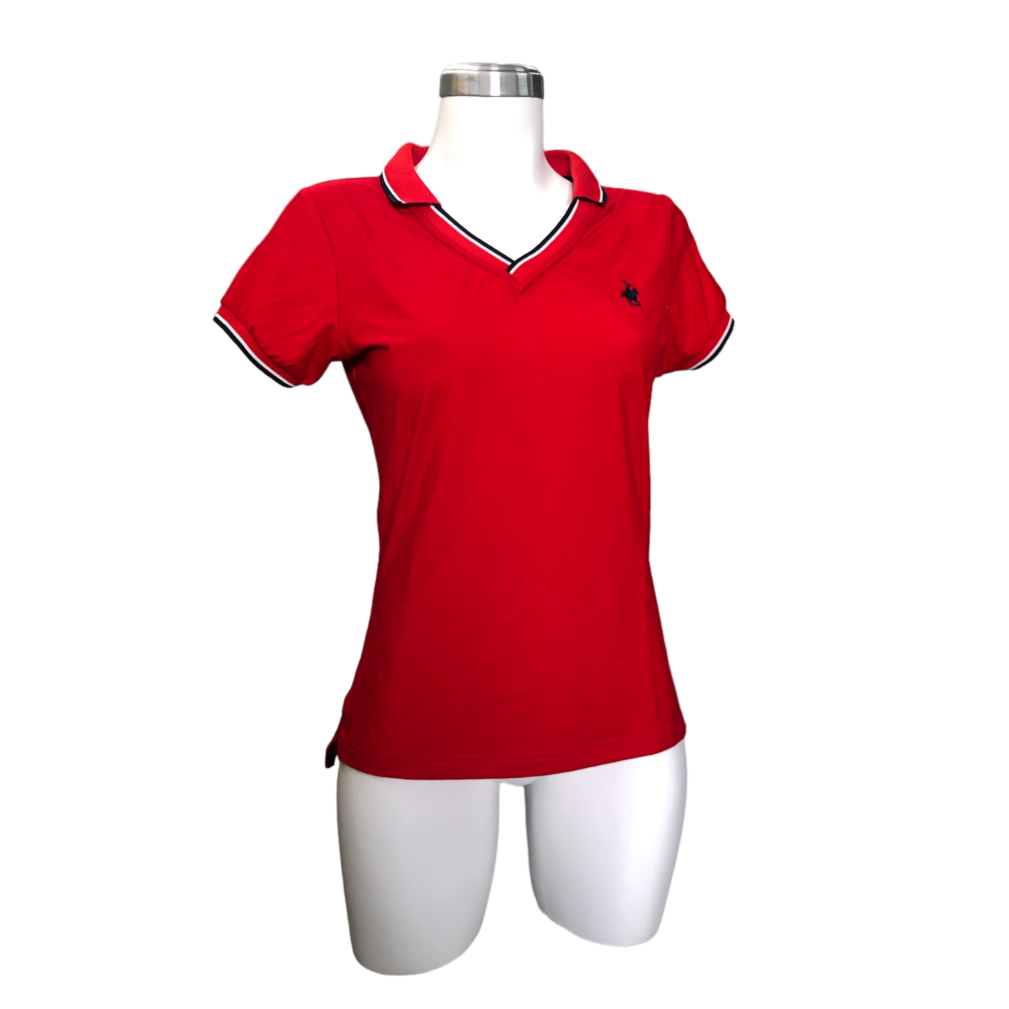 Foto 7 pulgar | Playera Polo Rock Hampton Polo Roja para Mujer