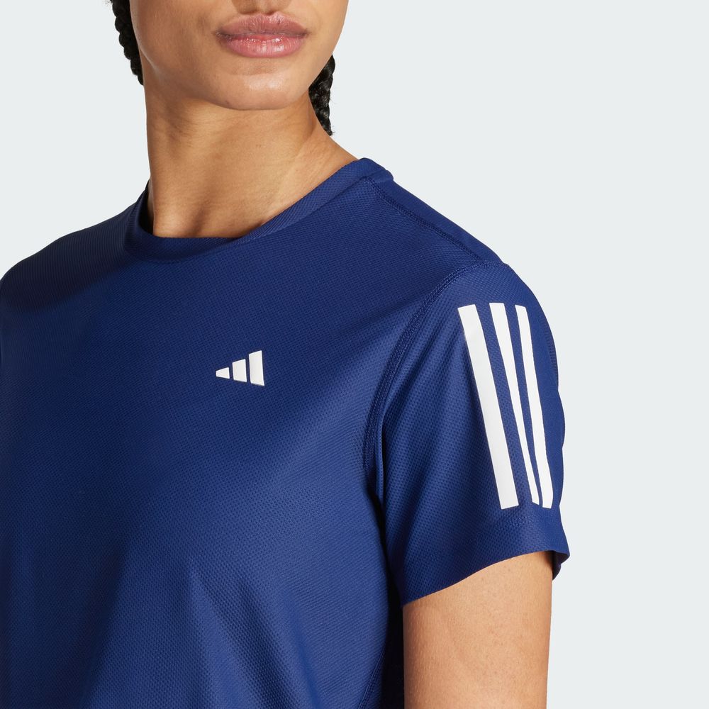 Foto 6 pulgar | Playera Own The Run Adidas Azul para Mujer