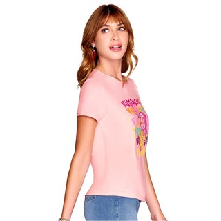 Foto 3 | Playera Ilusión 81187 Salmón para Mujer
