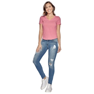 Foto 2 | Paquete de 2 Playeras Ilusión 24381 Multicolor para Mujer