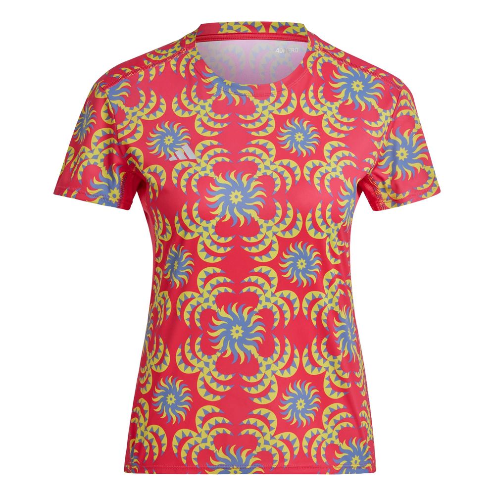 Foto 2 pulgar | Playera Adizero X Farm Adidas Rojo Mujer