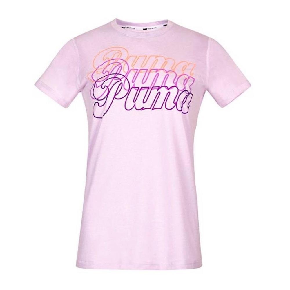 Playera Puma Graphic Branded Para Mujer 521631-17 Lila
