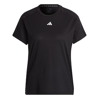 Foto 1 | Playera Aeroready Train Essentials Minimal Branding Cuello Redondo Adidas Negro Mujer
