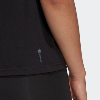 Foto 8 | Playera Aeroready Train Essentials Minimal Branding Cuello Redondo Adidas Negro Mujer