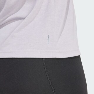 Foto 7 | Playera Aeroready Train Essentials Minimal Branding Cuello Redondo Adidas Gris Mujer