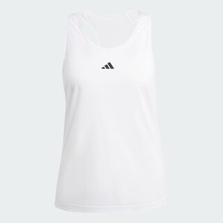 Foto 3 | Playera Sin Mangas Train Essentials Minimal Branding Racerback Adidas Blanco Mujer