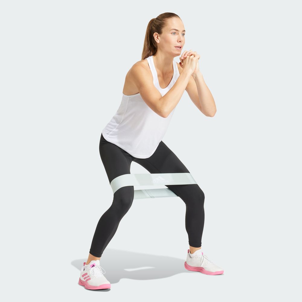 Foto 7 pulgar | Playera Sin Mangas Train Essentials Minimal Branding Racerback Adidas Blanco Mujer