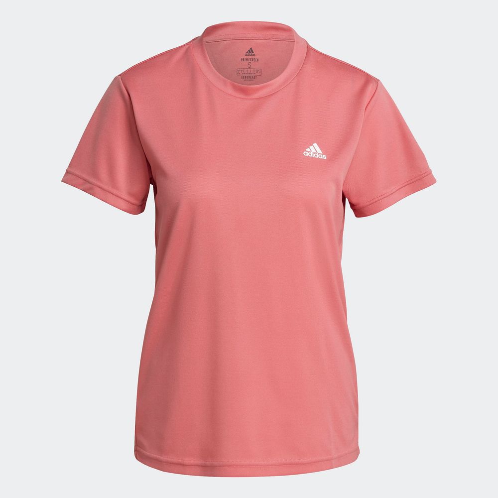 Foto 3 pulgar | Playera Aeroready Designed 2 Move Sport Adidas Rosa Mujer