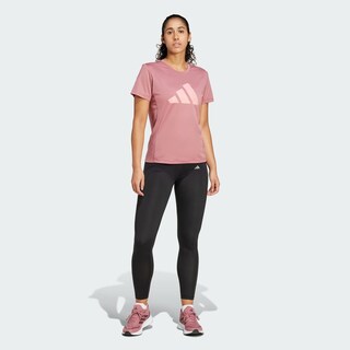 Foto 2 | Camiseta Run It Adidas Rojo Mujer