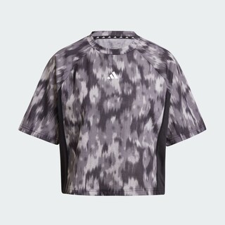 Foto 3 | Playera Train Essentials Estampado Floral Tie-dye Adidas Negro Mujer