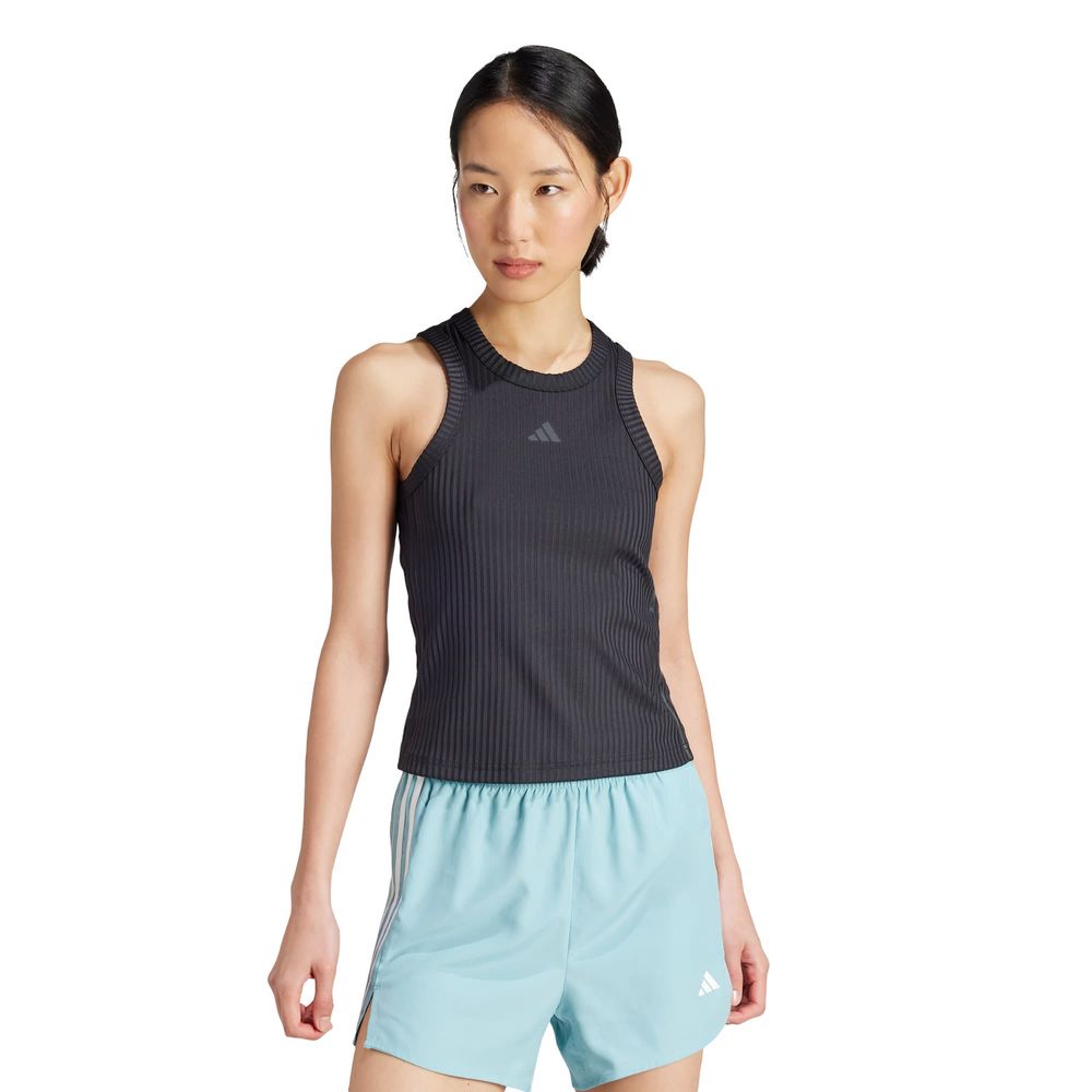Foto 2 | Ag Rib 3s Tk Adidas Negro Mujer