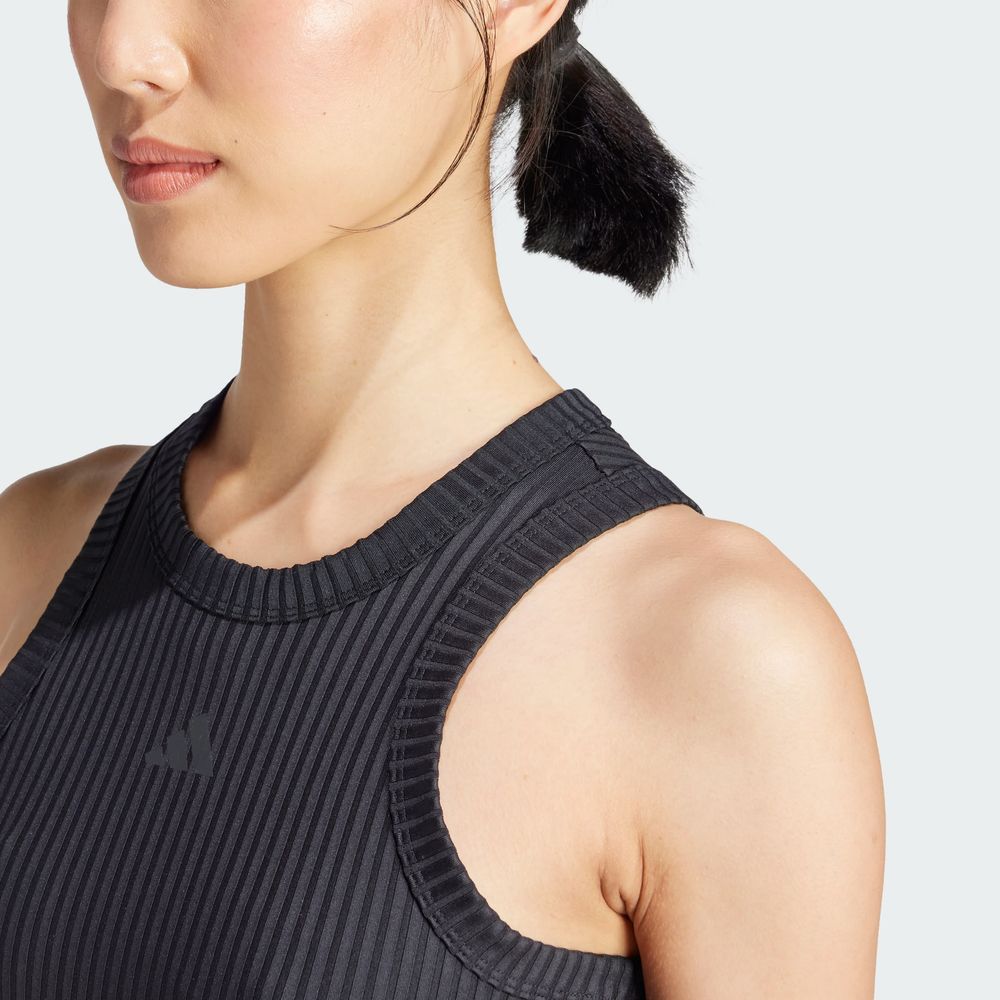 Foto 8 | Ag Rib 3s Tk Adidas Negro Mujer