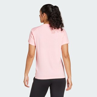 Foto 5 | Playera De Entrenamiento Train Essentials Big Performance Logo Adidas Rosa Mujer