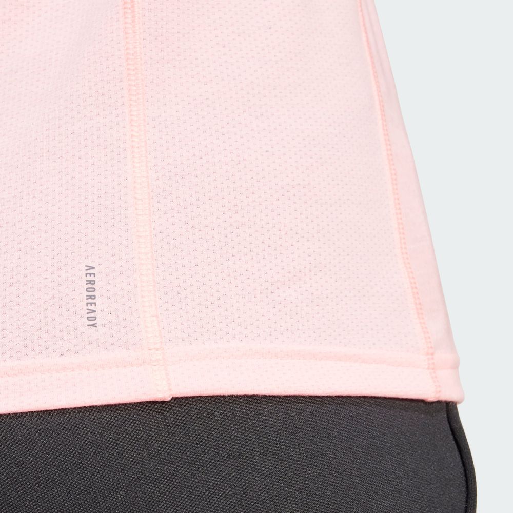 Foto 9 pulgar | Playera De Entrenamiento Train Essentials Big Performance Logo Adidas Rosa Mujer