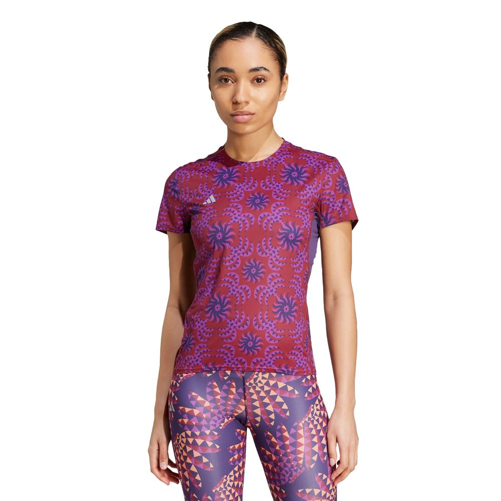 Foto 3 pulgar | Playera Adizero X Farm Adidas Violeta Mujer