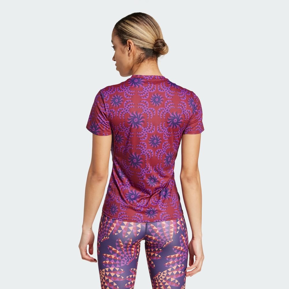 Foto 6 pulgar | Playera Adizero X Farm Adidas Violeta Mujer