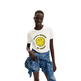 Foto 2 | Playera Smiley Originals Strass Desigual