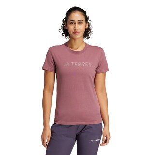Foto 2 | Playera Terrex Classic Logo Adidas Granate Mujer