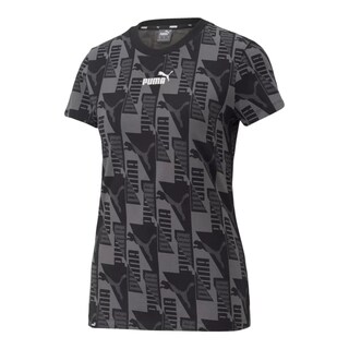 Foto 1 | Playera Puma Puma Power Aop Tee Negra para Mujer