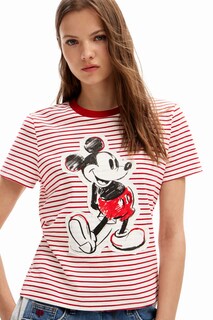 Foto 3 | Playera Rayas Mickey Mouse Desigual