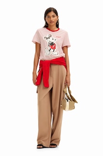 Foto 4 | Playera Rayas Mickey Mouse Desigual