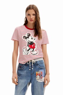 Foto 5 | Playera Rayas Mickey Mouse Desigual