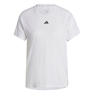 Foto 1 | Playera Aeroready Train Essentials Minimal Branding Cuello Redondo Adidas Blanco Mujer