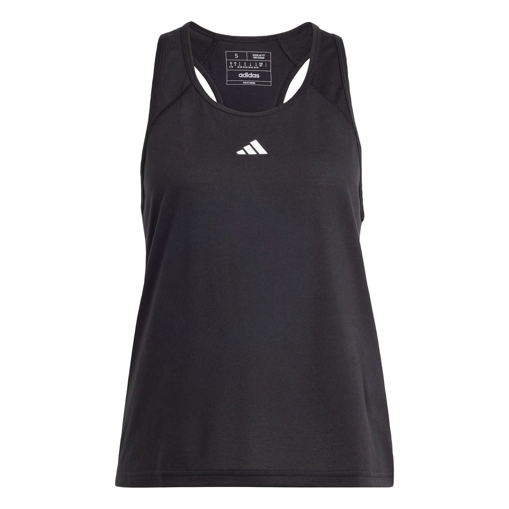 Foto 2 pulgar | Playera Sin Mangas Train Essentials Minimal Branding Racerback Adidas Negro Mujer