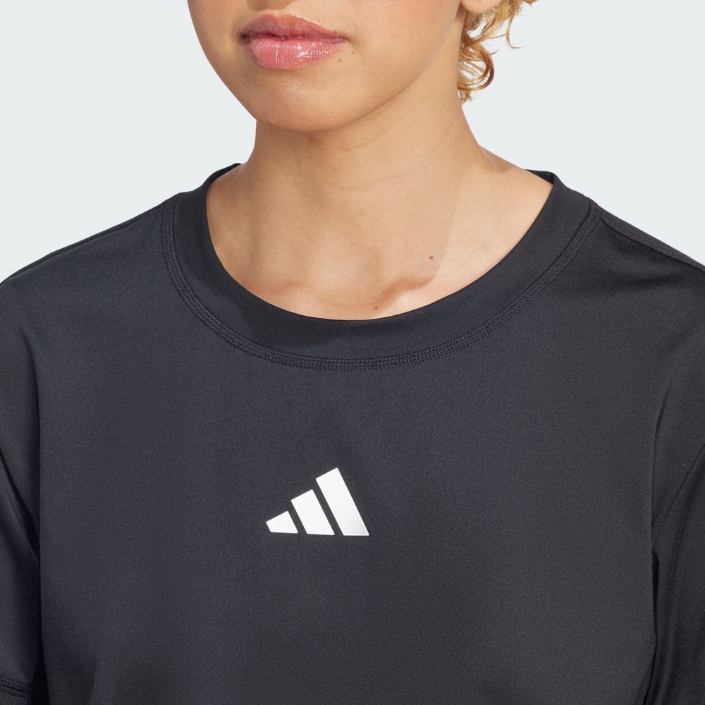 Foto 8 pulgar | Playera De Entrenamiento Adaptive Adidas Negro Mujer