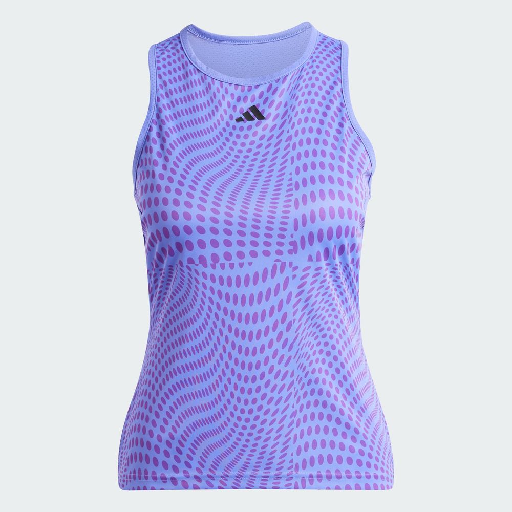 Foto 4 pulgar | Playera Sin Mangas Club Tennis Estampada Adidas Azul Mujer