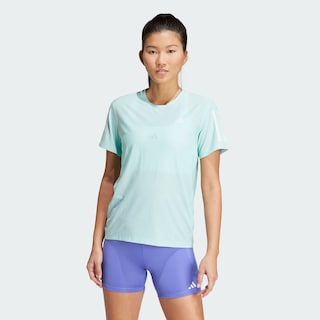 Foto 4 | Playera Adidas Own The Run Turquesa para Mujer
