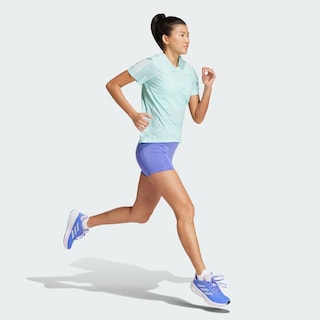 Foto 6 | Playera Adidas Own The Run Turquesa para Mujer