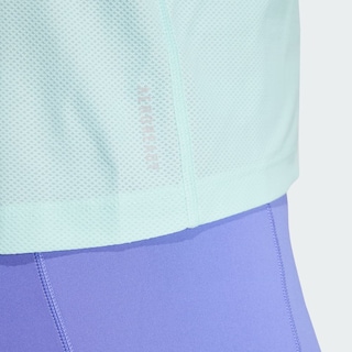 Foto 8 | Playera Adidas Own The Run Turquesa para Mujer