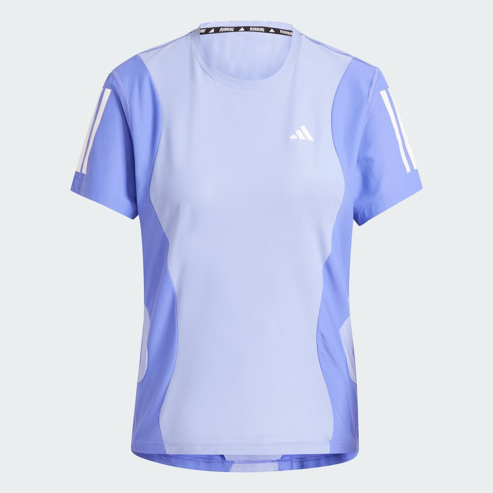 Foto 4 pulgar | Playera Adidas Aeroready Azul para Mujer