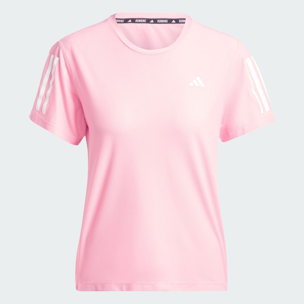 Foto 4 pulgar | Playera Own The Run Adidas Rosa Mujer